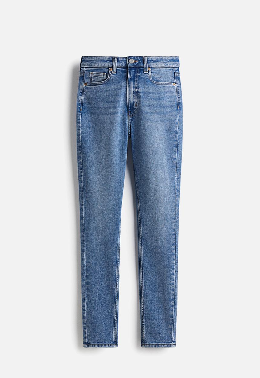 H&M - Skinny high jeans - denim blue