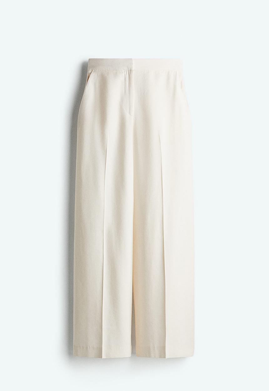 H&M - Wide trousers - white