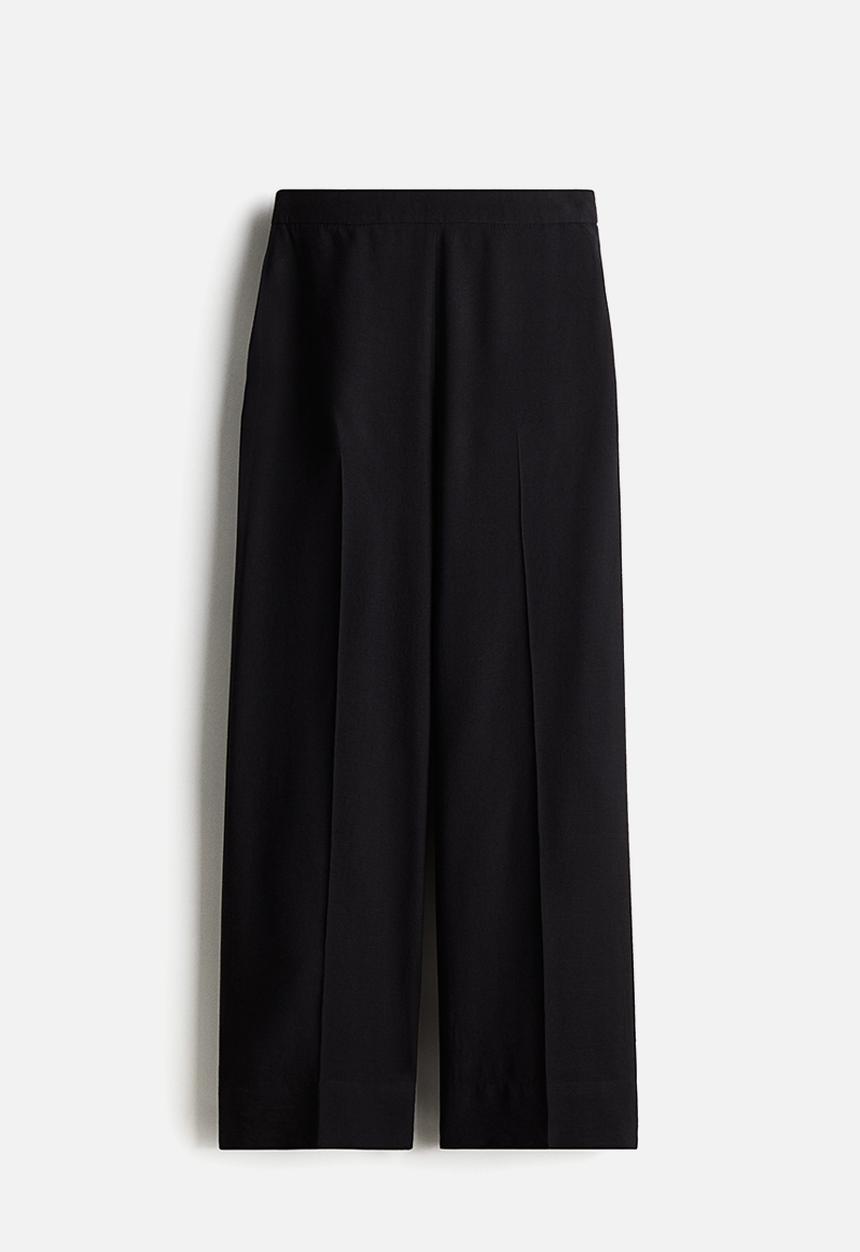 H&M - Wide trousers - black