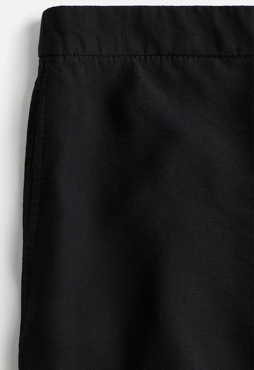 H&M - Wide trousers - black