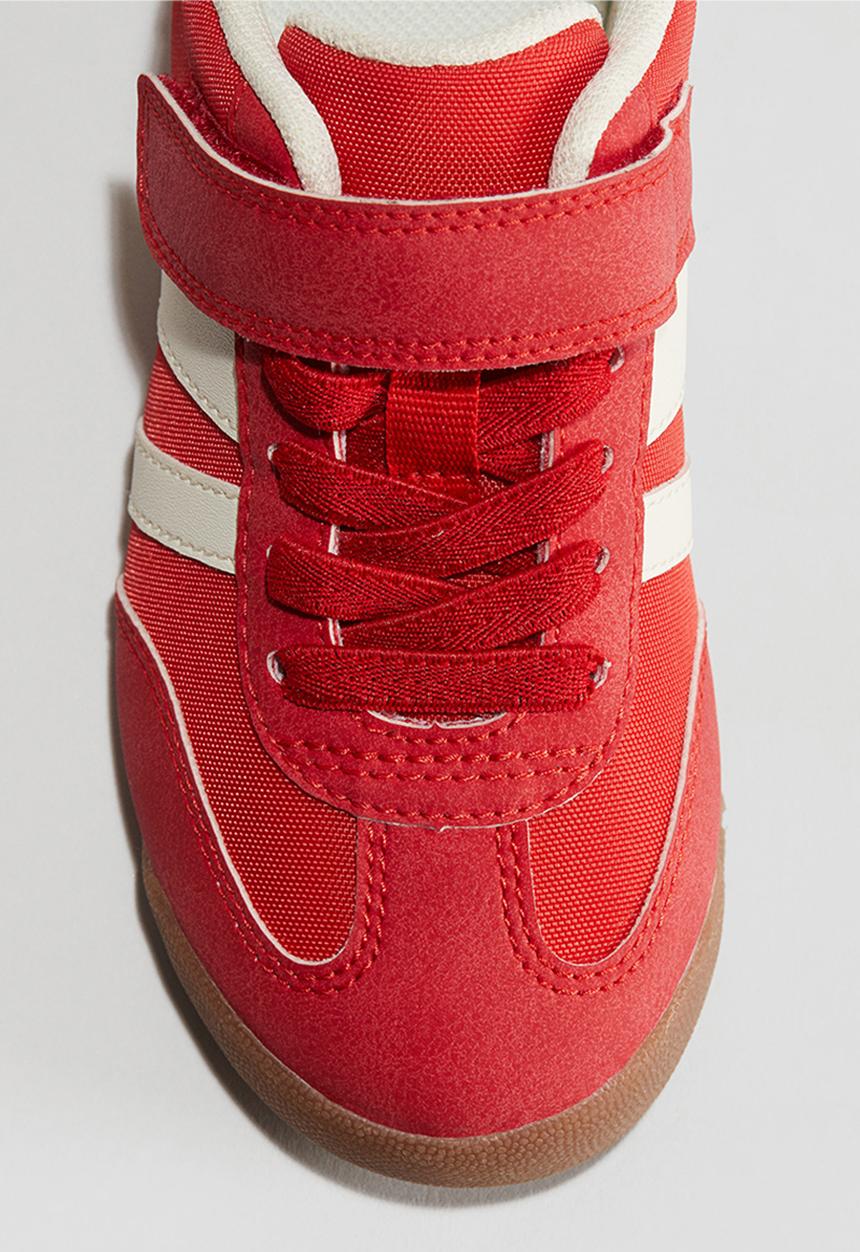 H&M - Trainers - red/white