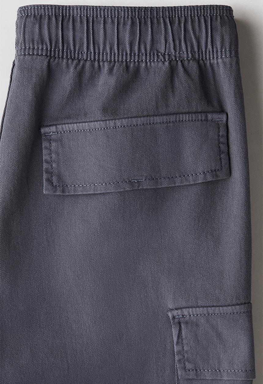 H&M - Cargo twill shorts - dark dusty blue