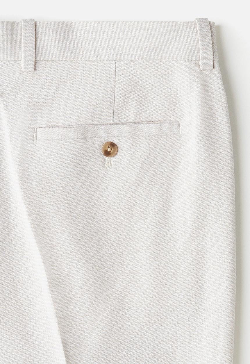 H&M - Regular fit lyocell-blend chino shorts - white