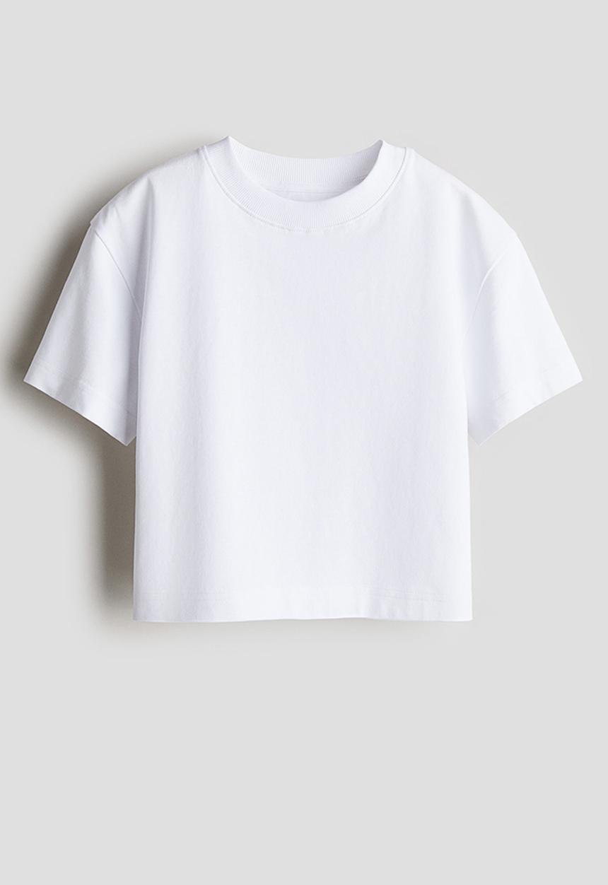 H&M - Boxy t-shirt - white