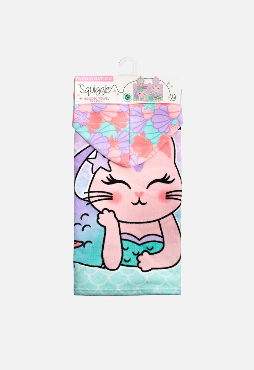Character Group - Meowmaid Hooded Towel - multi
