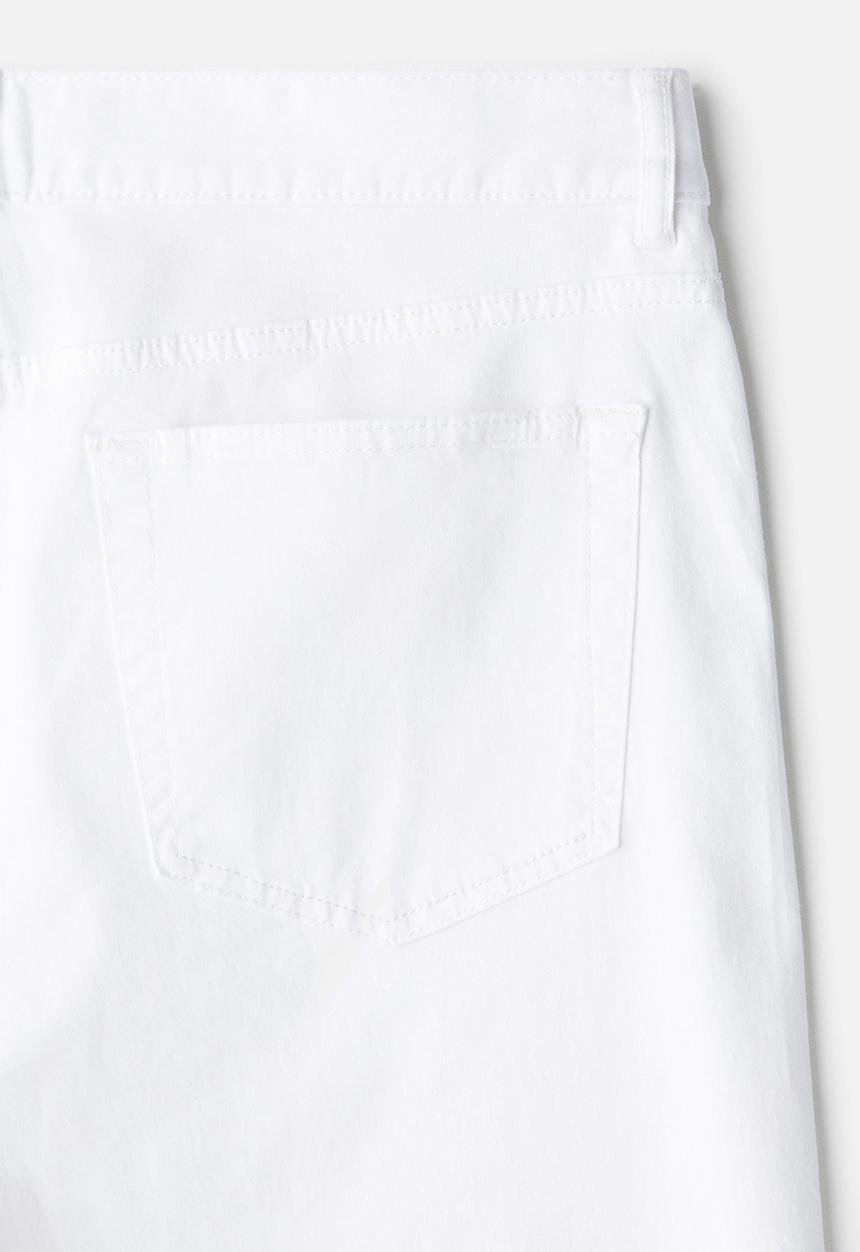 H&M - Slim fit 5-pocket trousers - white
