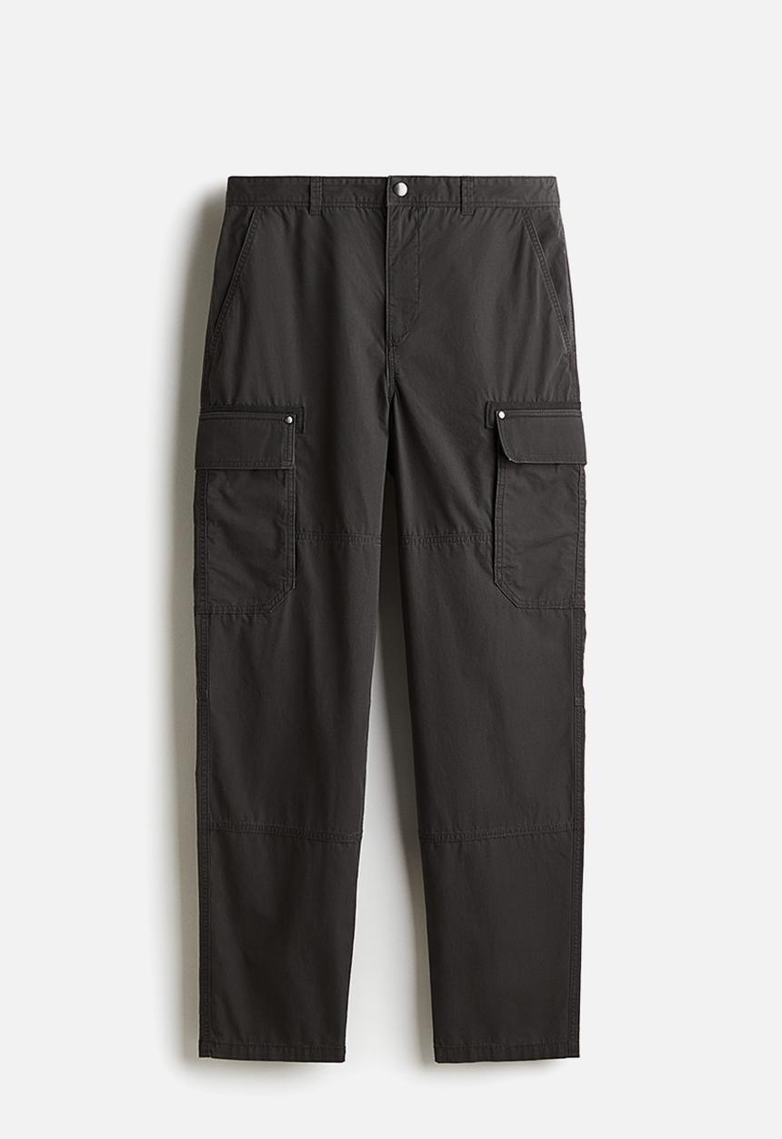 H&M - Relaxed fit cargo trousers - dark grey