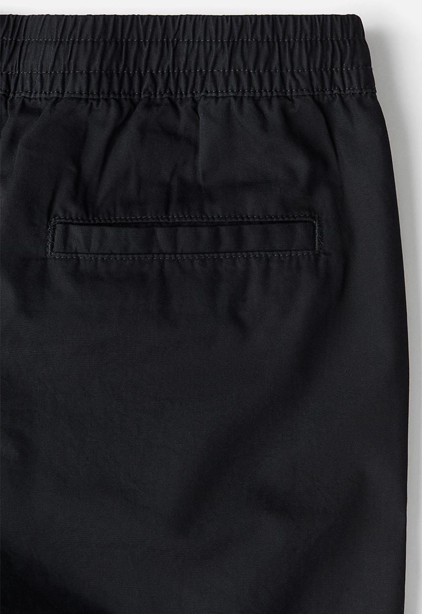 H&M - Regular fit canvas shorts - black