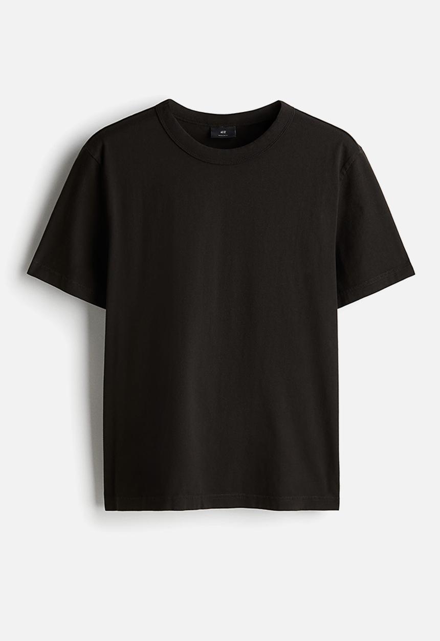 H&M - Regular fit T-shirt - black