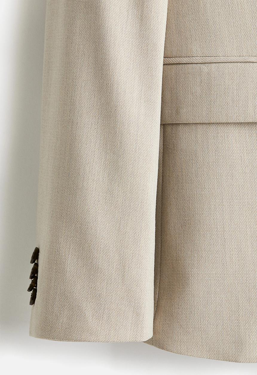 H&M - Slim fit jacket - beige