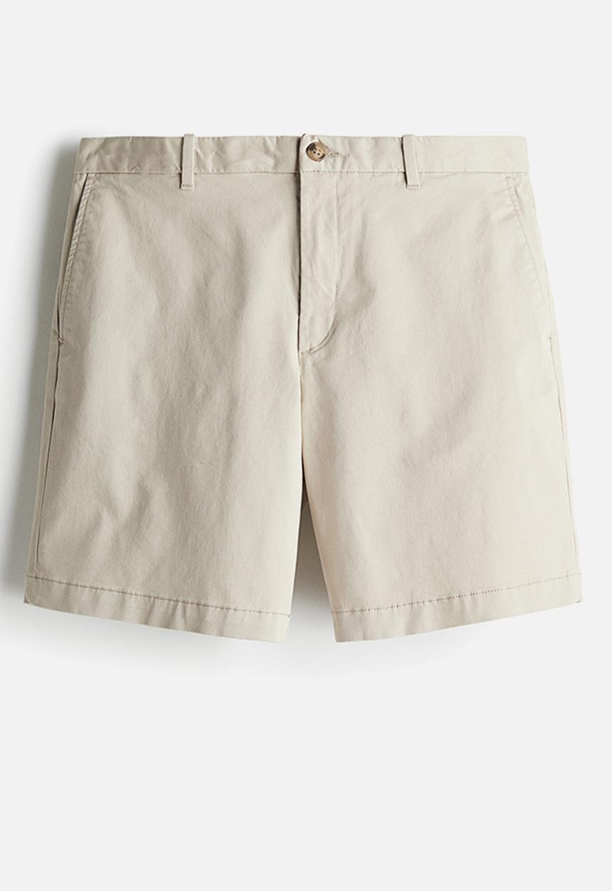 H&M - Regular fit chino shorts - light beige