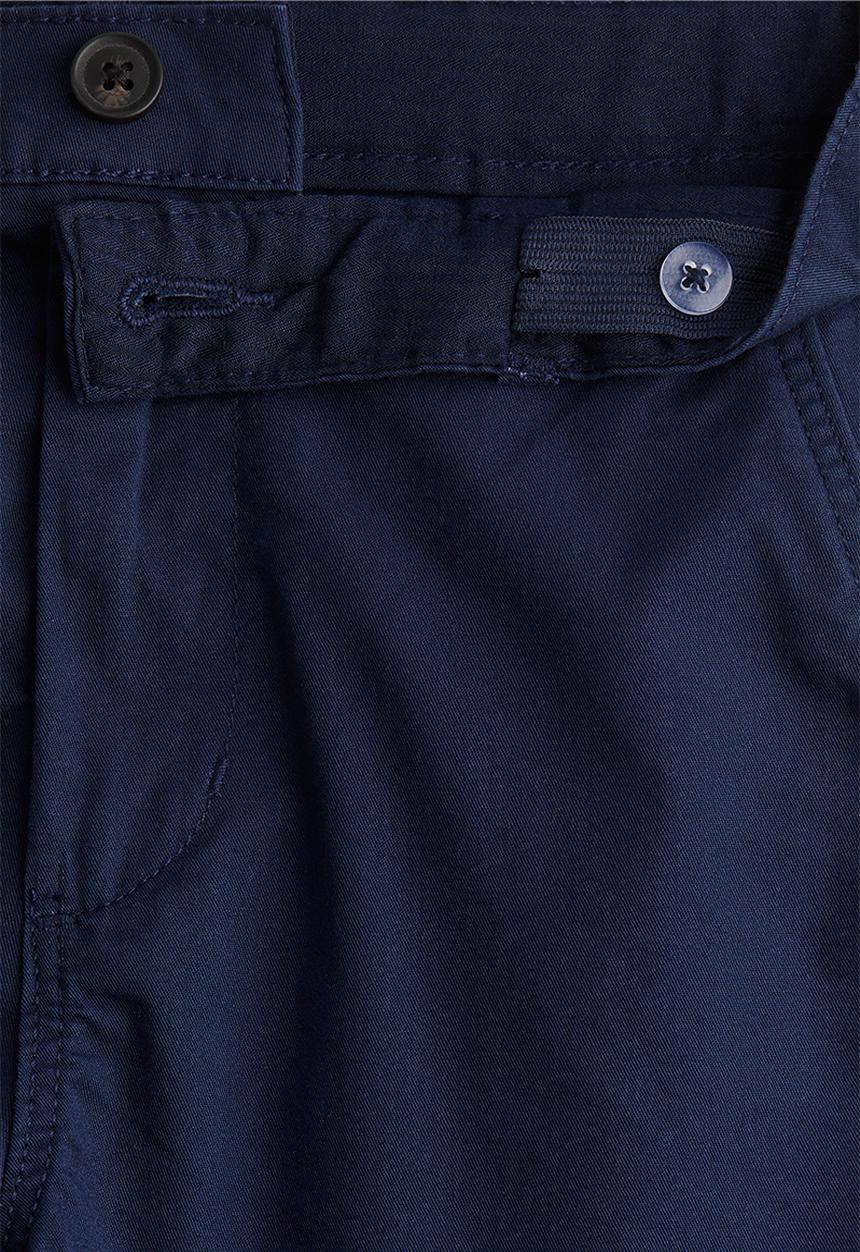 H&M - Cotton chino shorts - navy blue