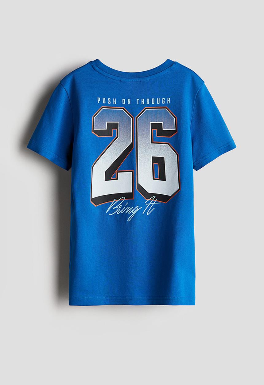 H&M - Printed t-shirt - blue,multi