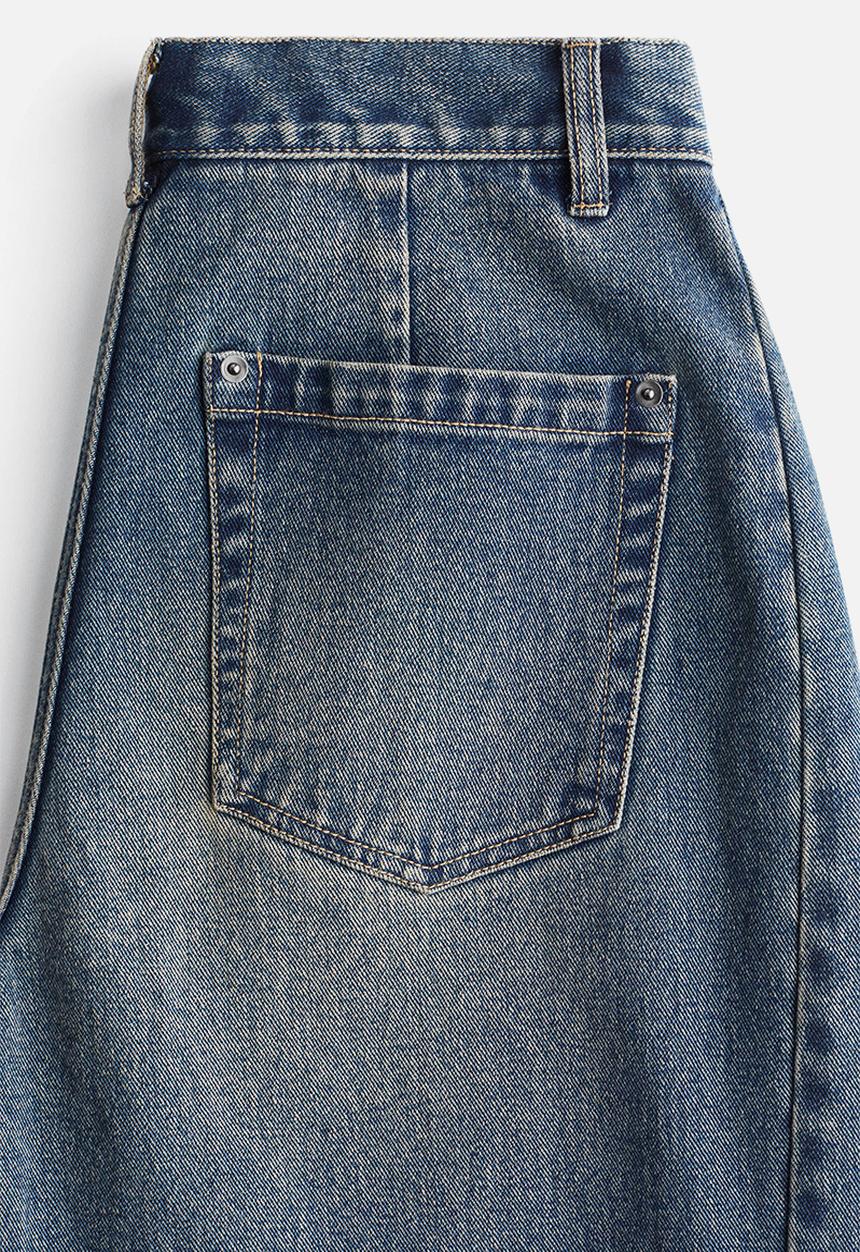 H&M - Barrel-leg jeans - denim blue