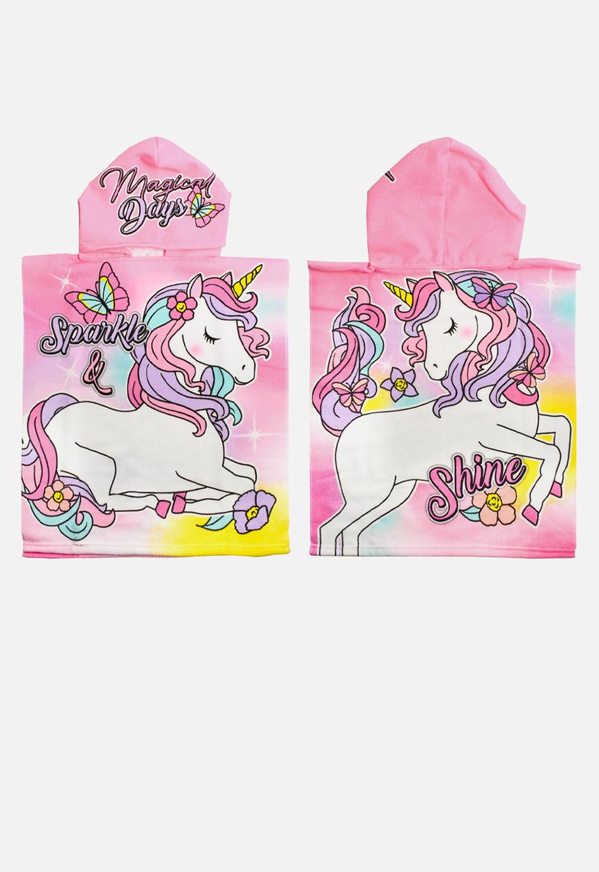 Character Group - Unicorn hooded towel - multi