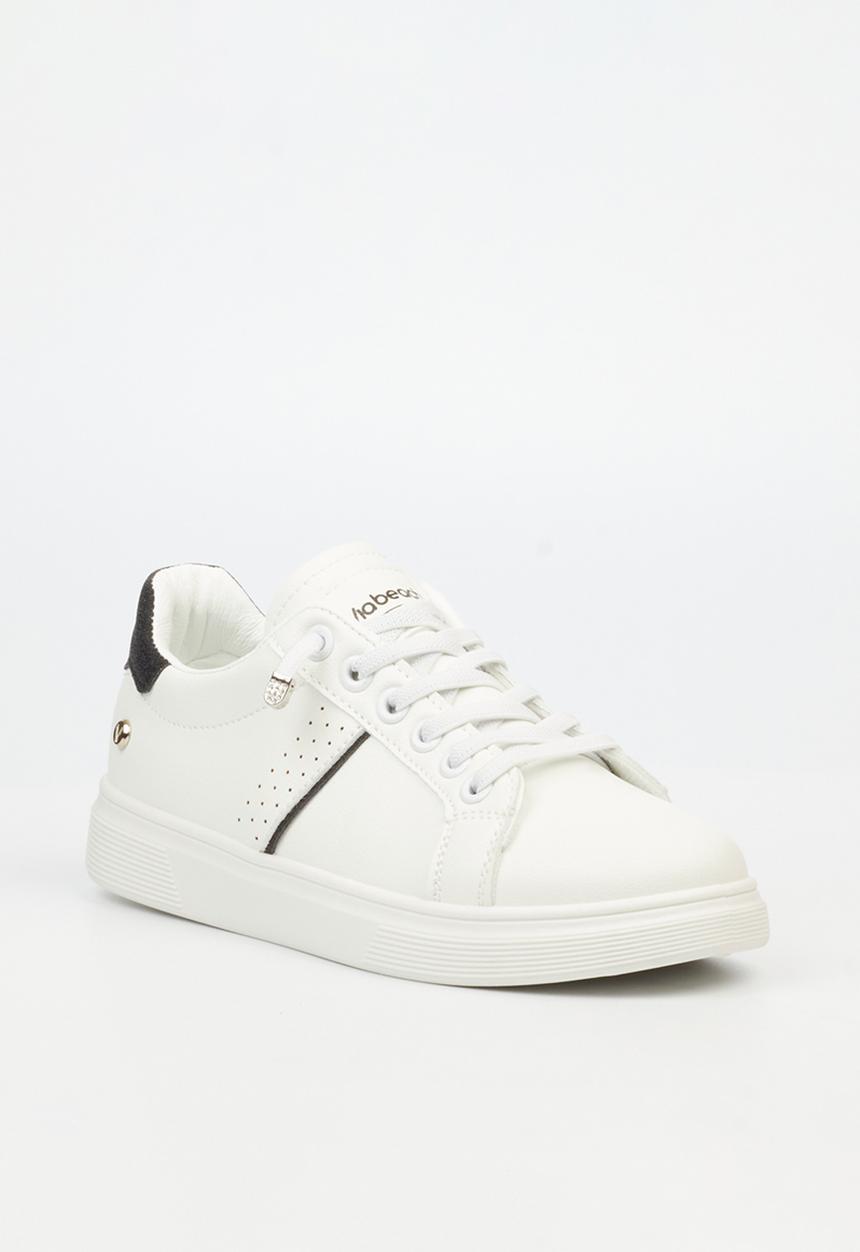 Viabeach - Lipton 2 Casual Low-top Elastic Laces Glitter Sneaker - white & black