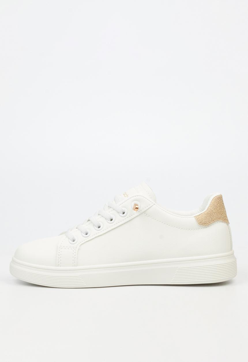 Viabeach - Lipton 2 Casual Low-top Elastic Laces Glitter Sneaker - white & gold