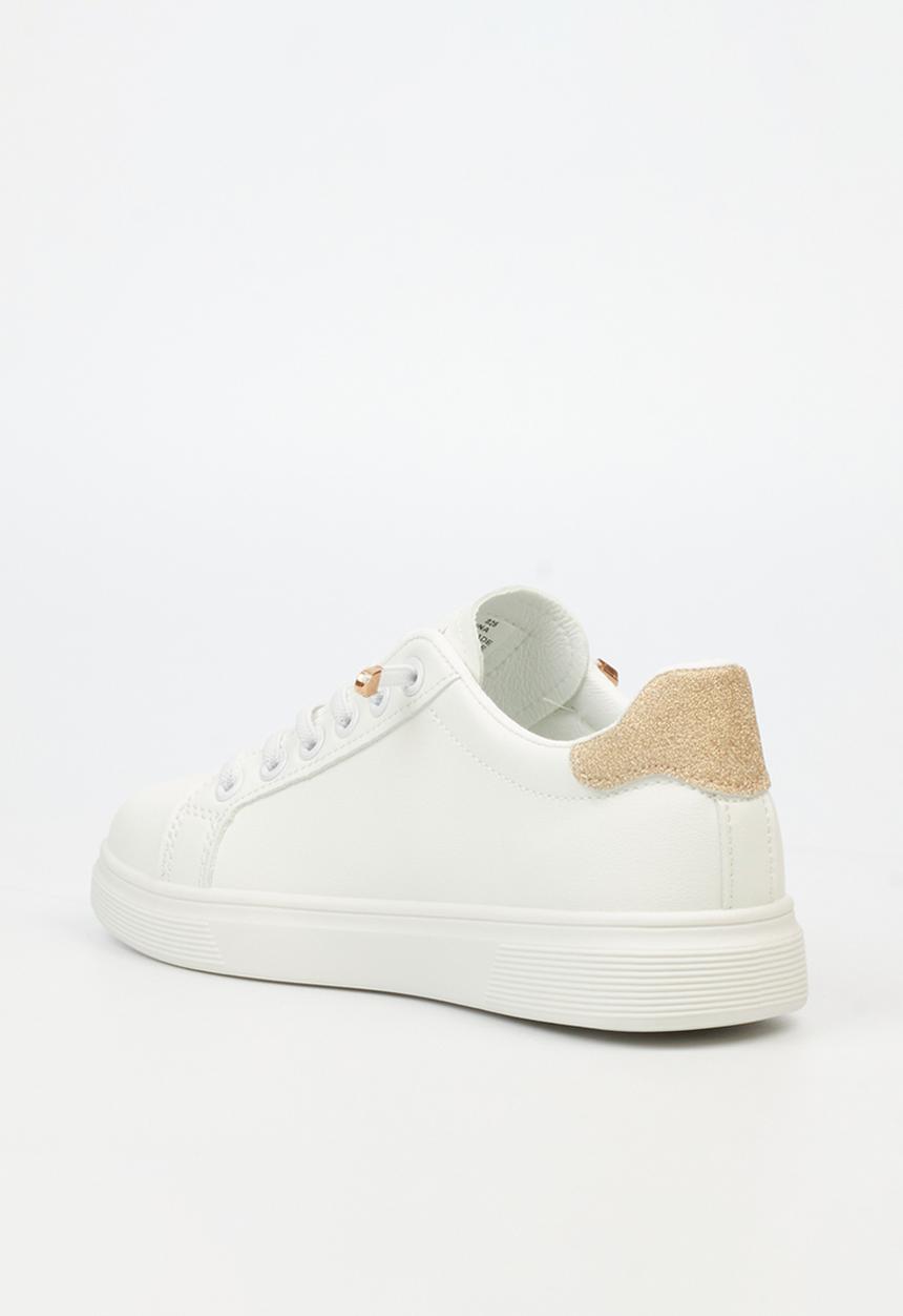 Viabeach - Lipton 2 Casual Low-top Elastic Laces Glitter Sneaker - white & gold
