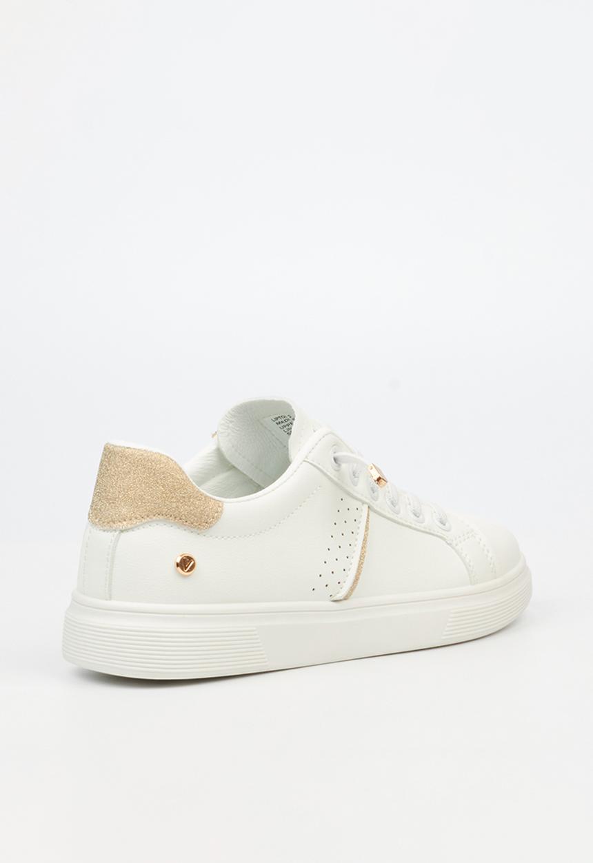 Viabeach - Lipton 2 Casual Low-top Elastic Laces Glitter Sneaker - white & gold