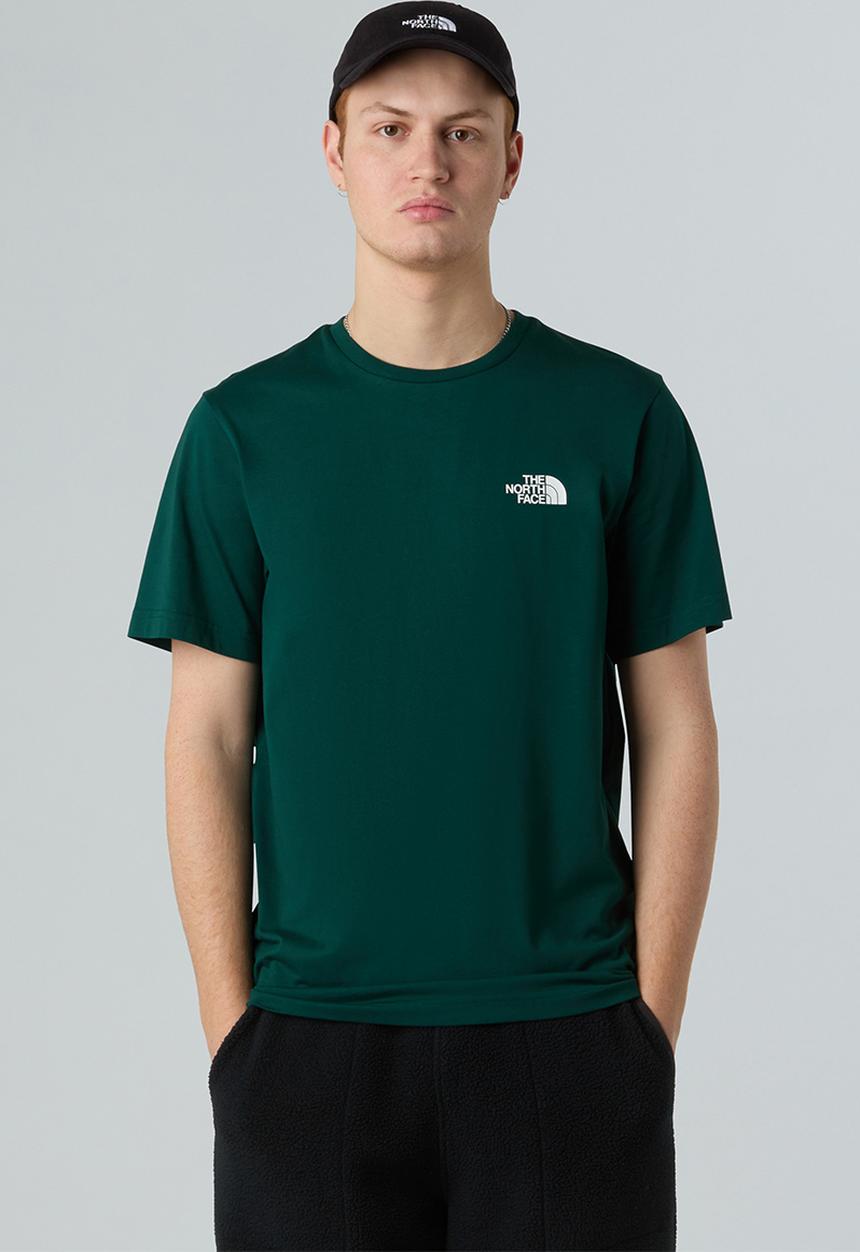 The North Face - S/S Simple Dome Tee - Hunter Green (1KI)