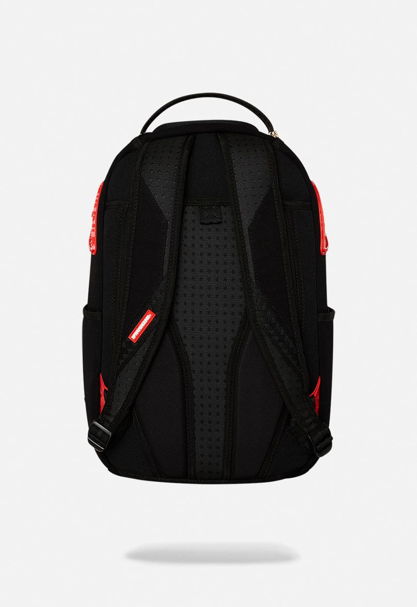 Sprayground - Logo mouth core dlx cotton backpack - black