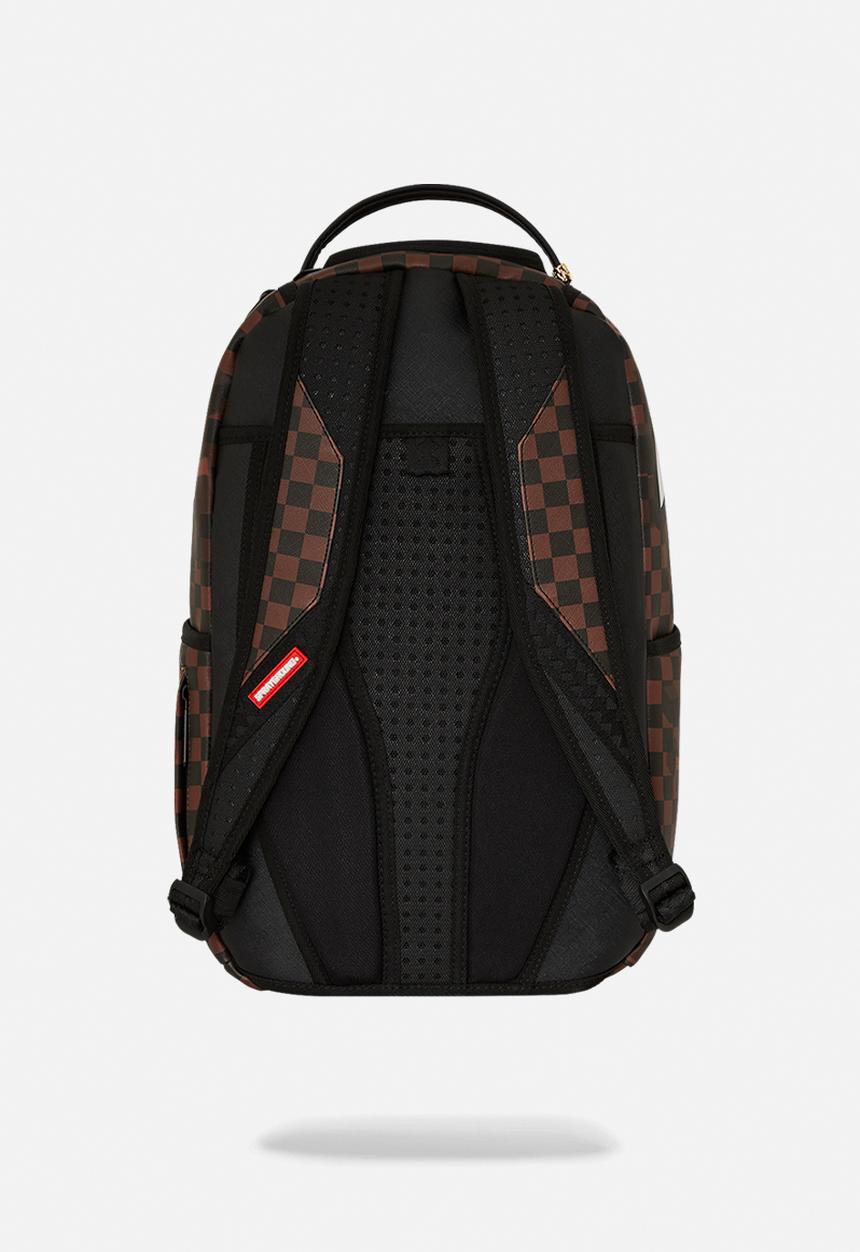 Sprayground - Madagascar checker smash dlxsv backpack - brown