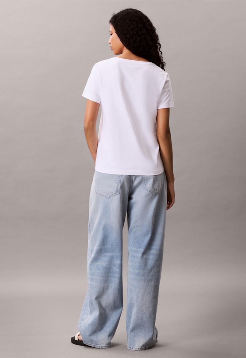 Calvin Klein - Archive jersey vnk tee eu - brilliant white