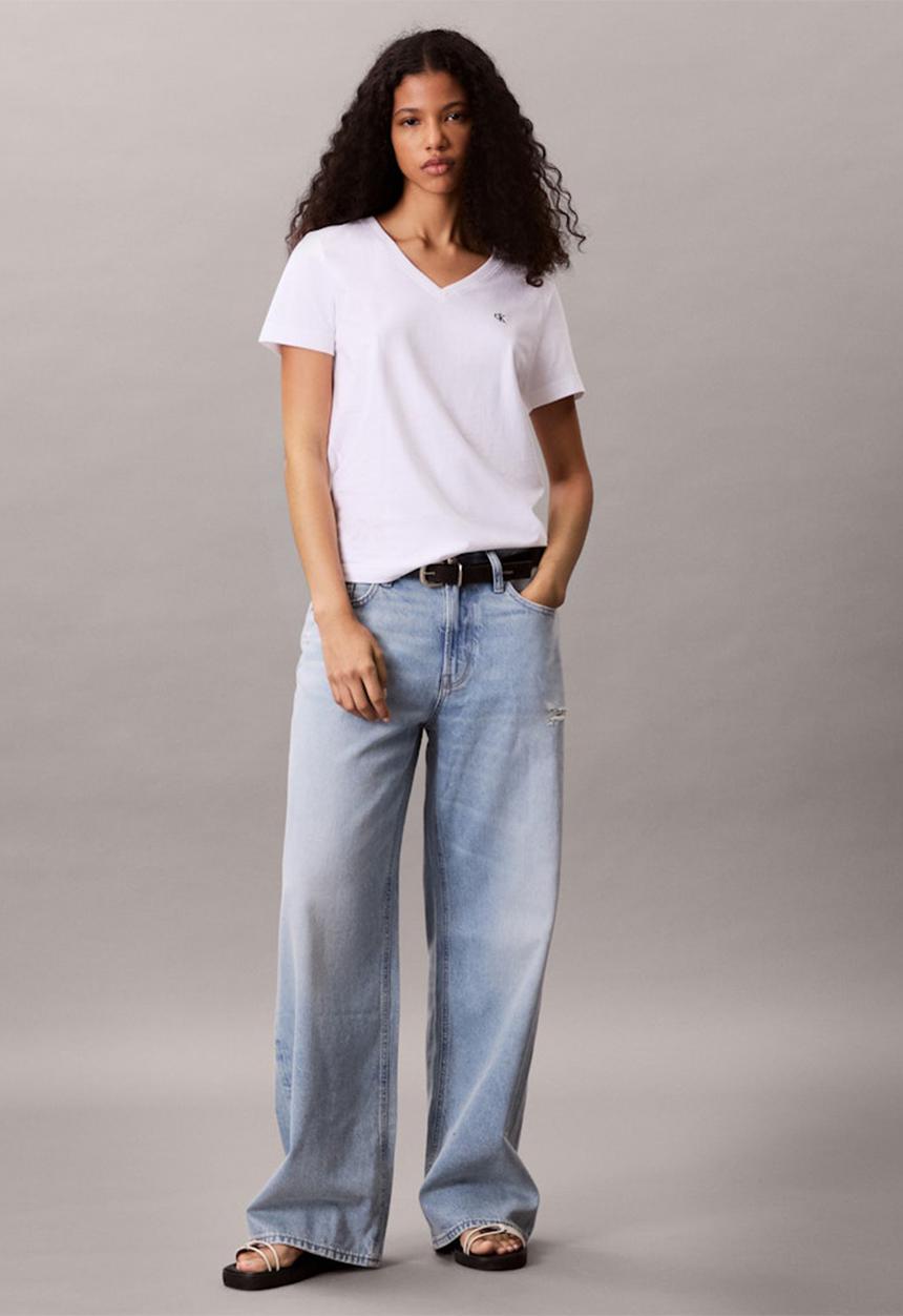 Calvin Klein - Archive jersey vnk tee eu - brilliant white