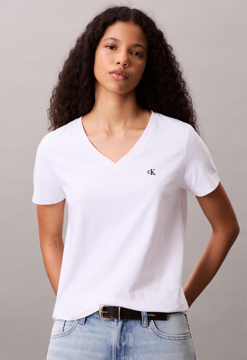 Calvin Klein - Archive jersey vnk tee eu - brilliant white