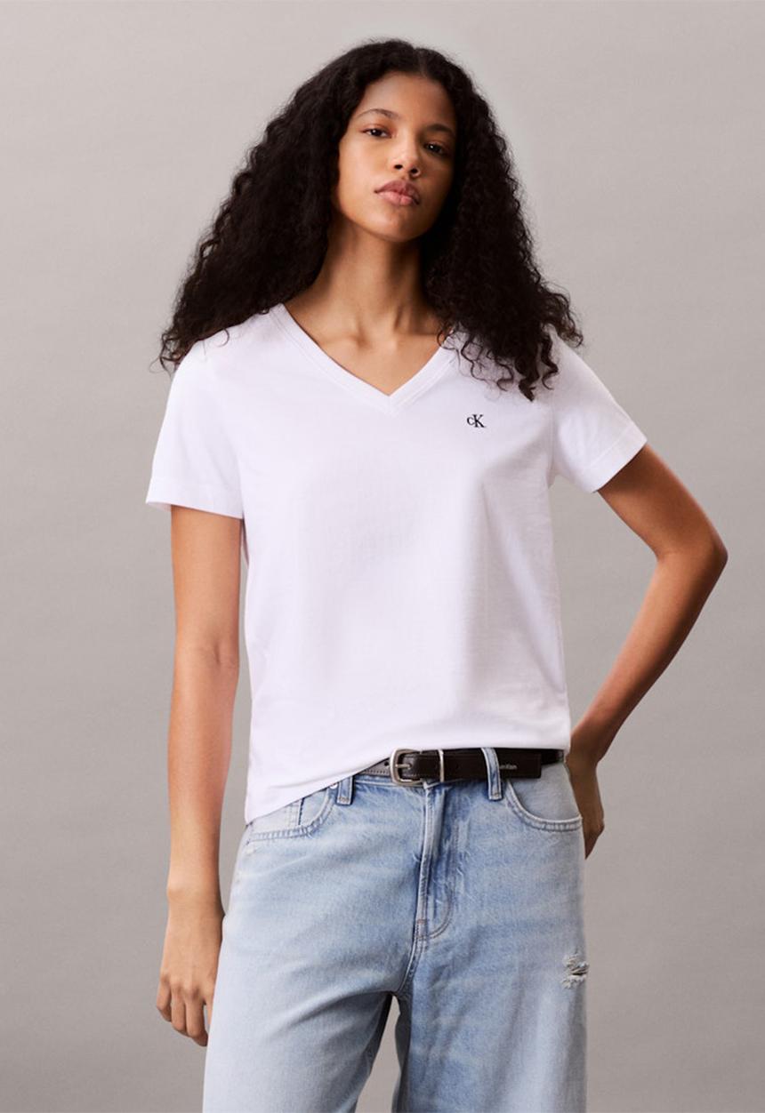 Calvin Klein - Archive jersey vnk tee eu - brilliant white