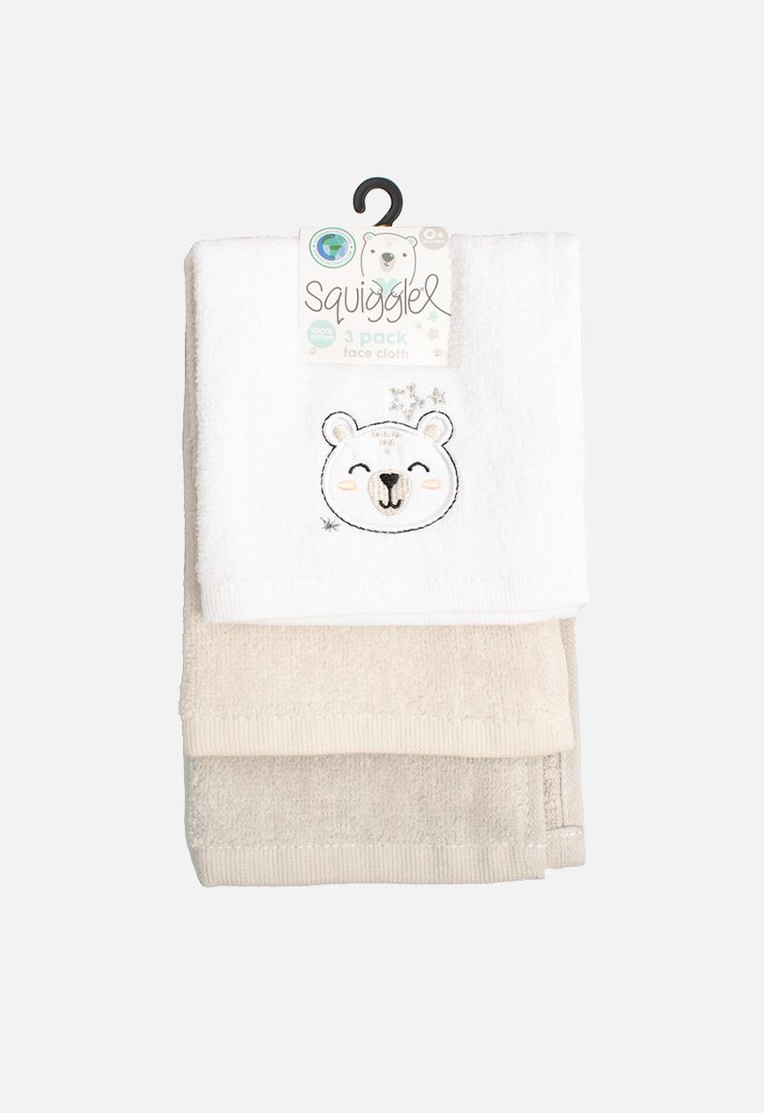 Character Group - Bear Face Cloths