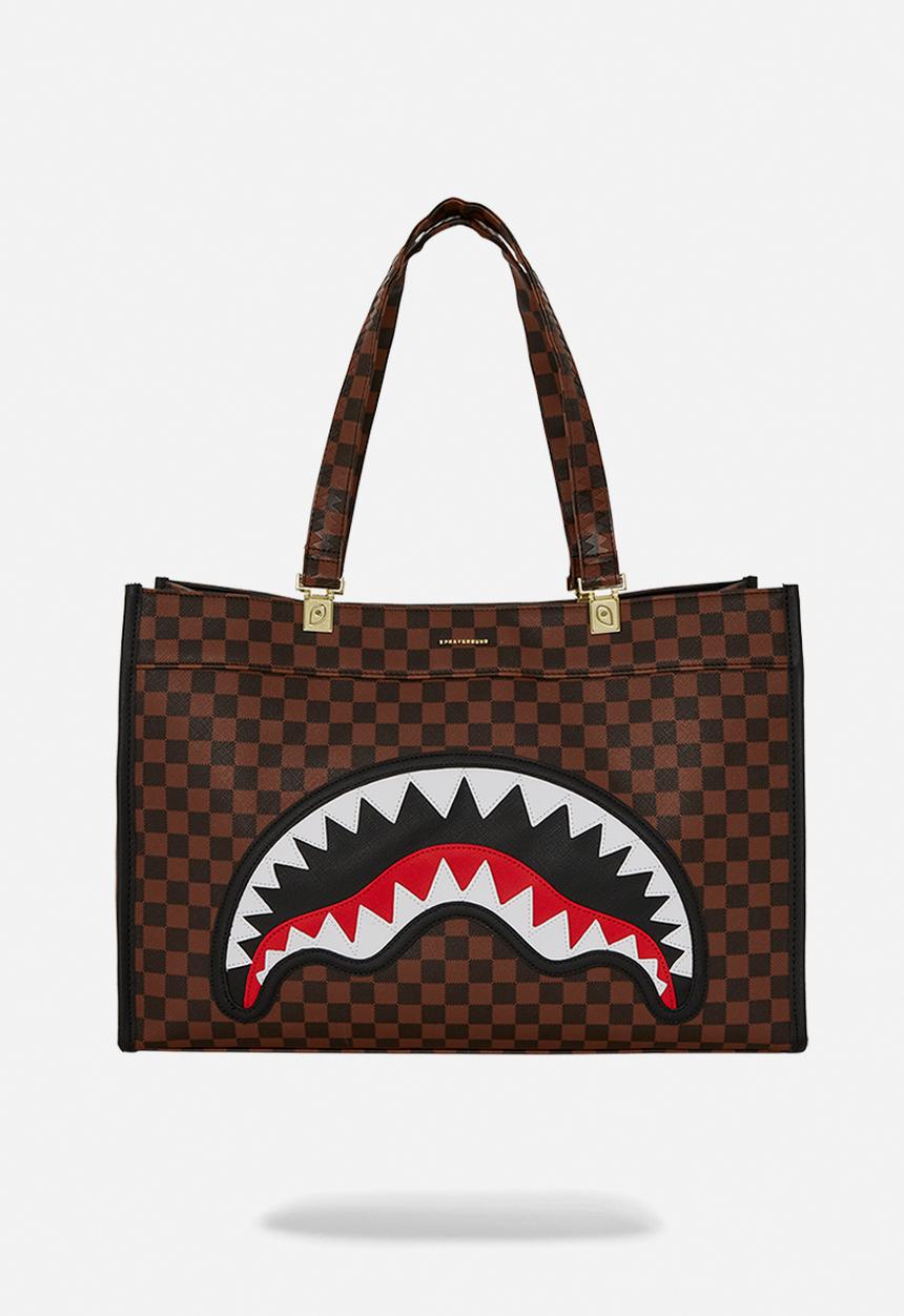 Sprayground - Sawtooth Sharks In Paris Tortuga Tote - Brown