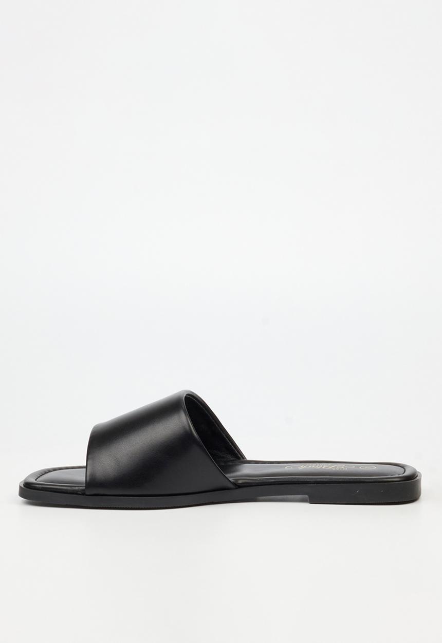 Miss Black - Cream 1 flat sandal - black