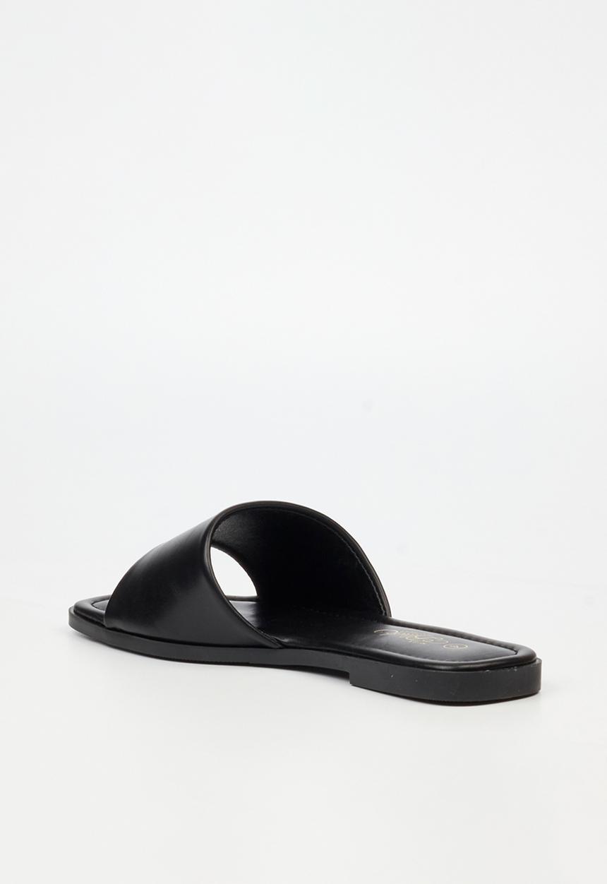 Miss Black - Cream 1 flat sandal - black
