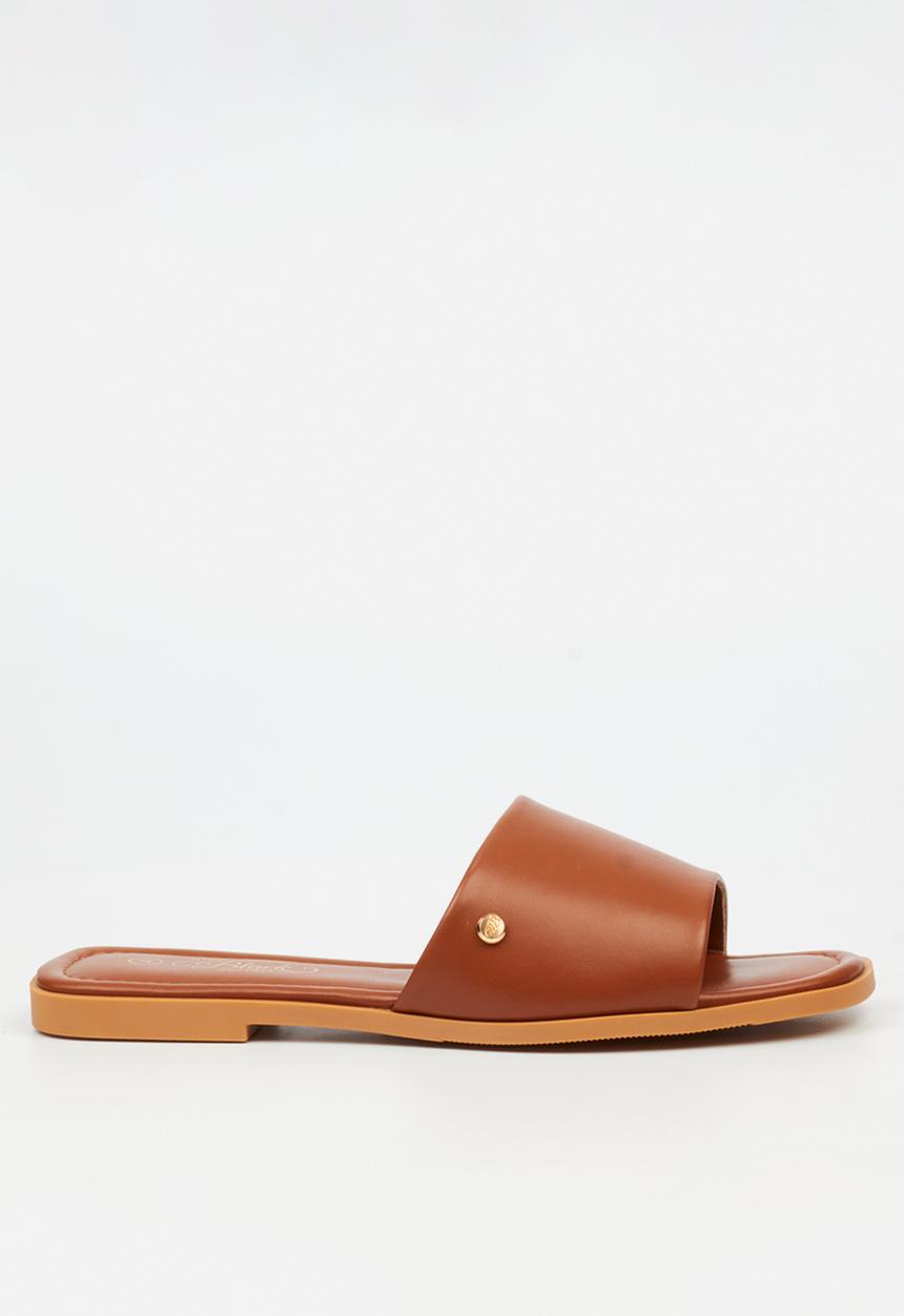 Miss Black - Cream 1 flat sandal - tan