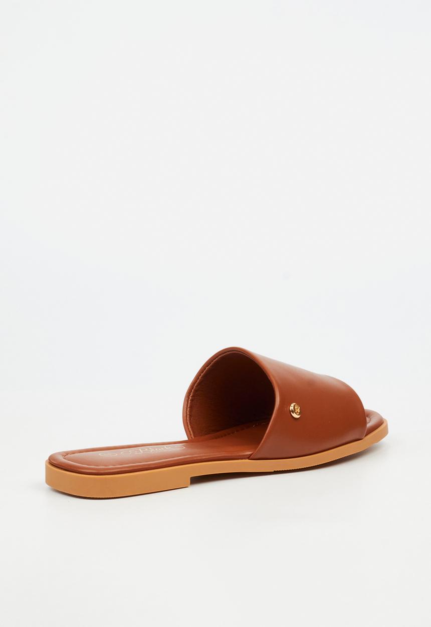 Miss Black - Cream 1 flat sandal - tan