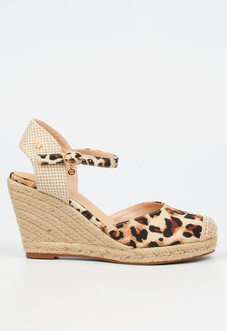 Miss Black - Jojo 13 rope wedge - leopard