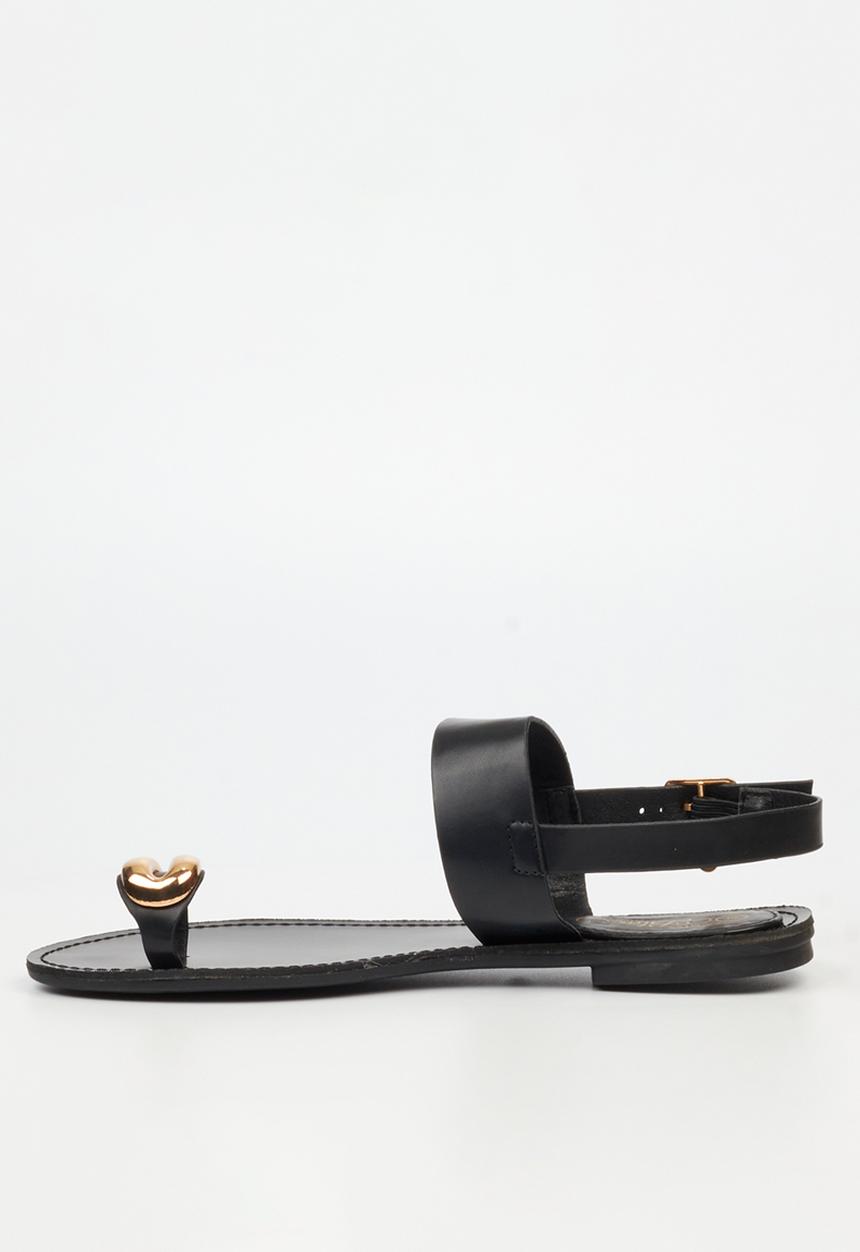 Miss Black - Sara 4 toe-loop sandal - black