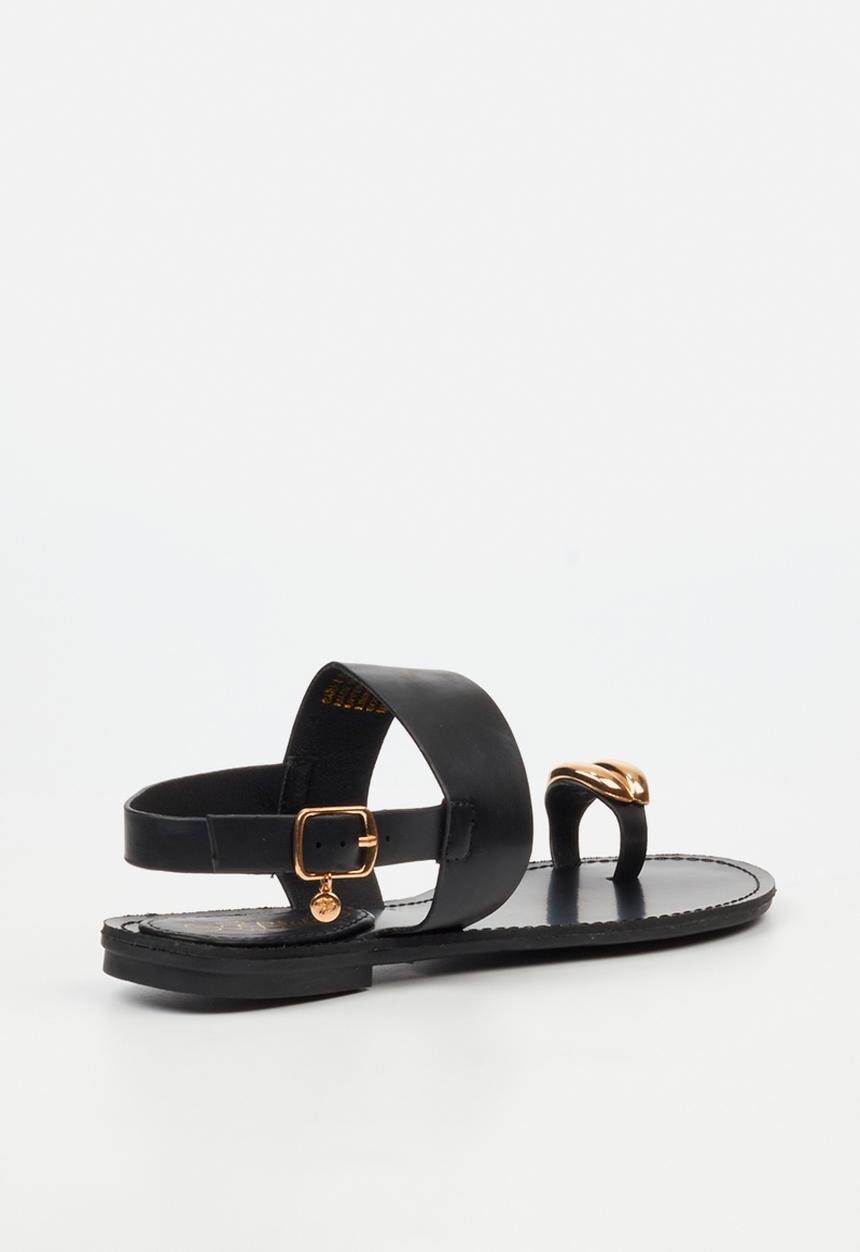 Miss Black - Sara 4 toe-loop sandal - black
