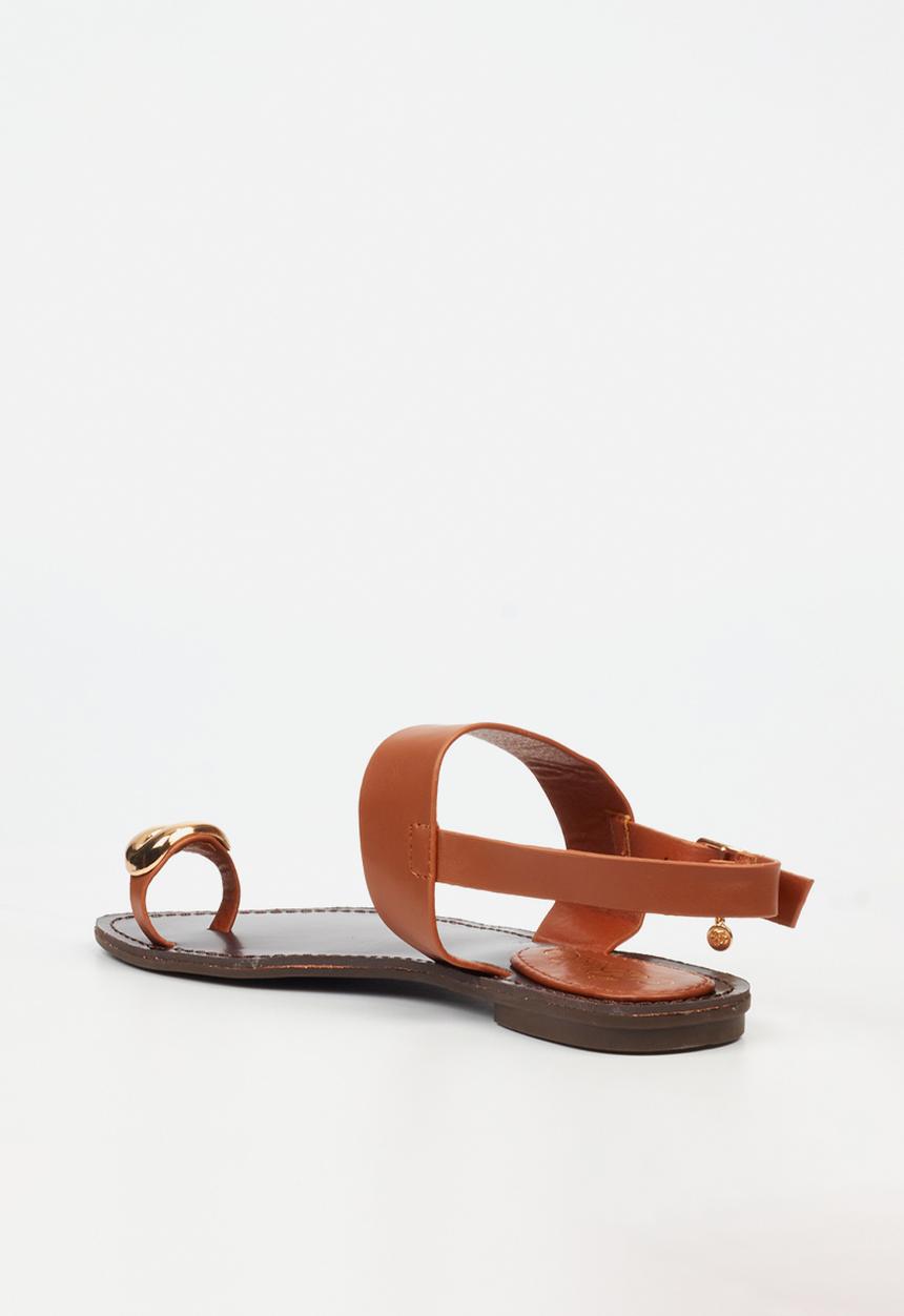Miss Black - Sara 4 toe-loop sandal - tan