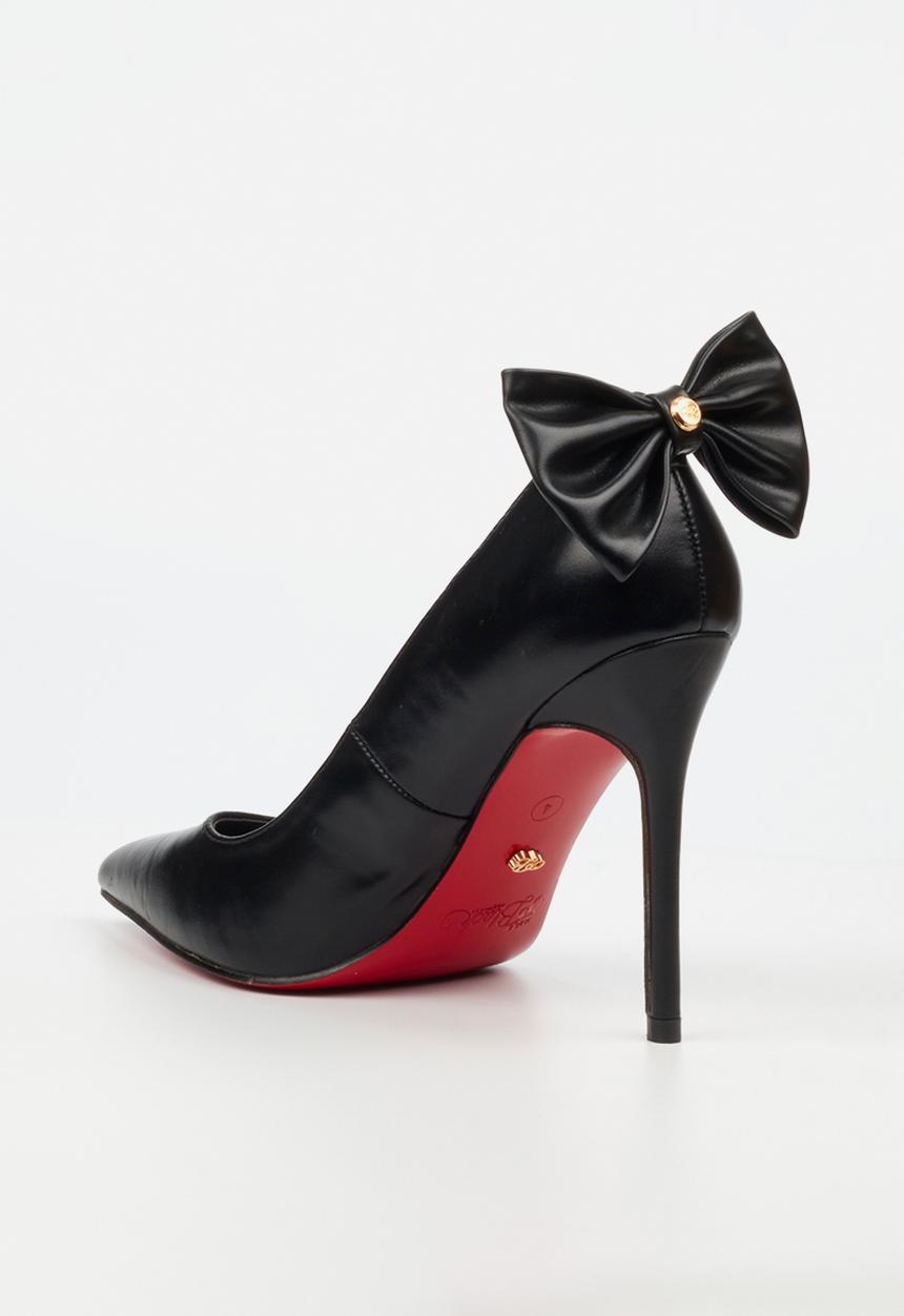Miss Black - Lola 51 back bow court heel - black