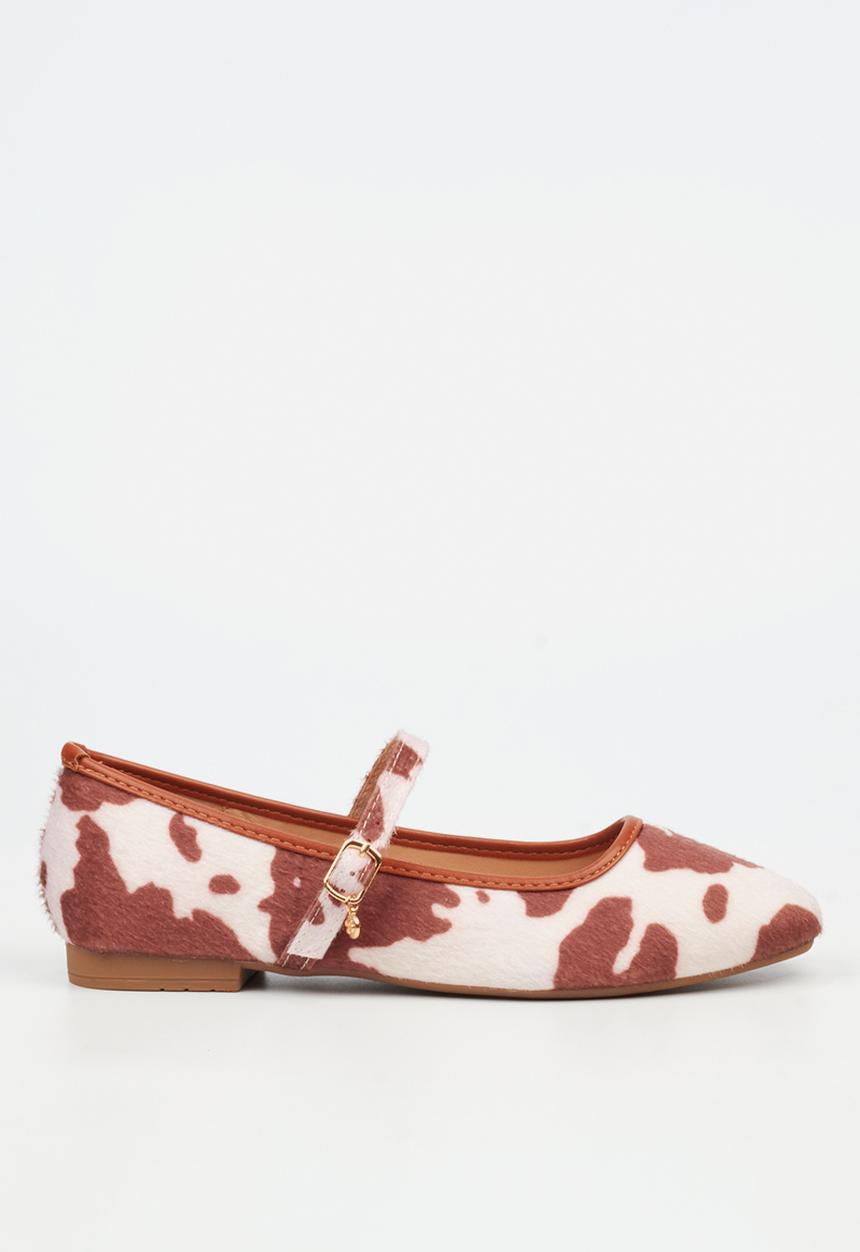 Miss Black - Saga 2 baby doll pump - cow