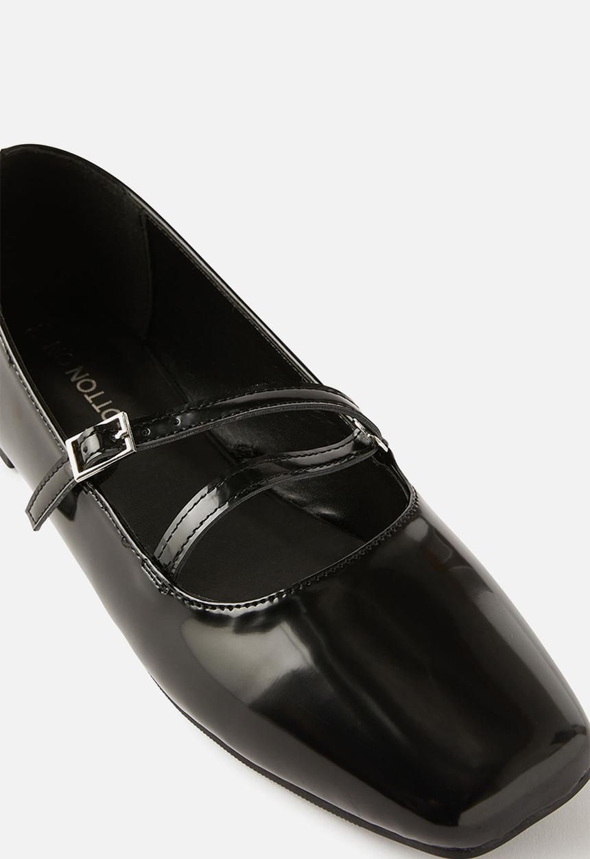 Cotton On - Frankie strappy ballet - black