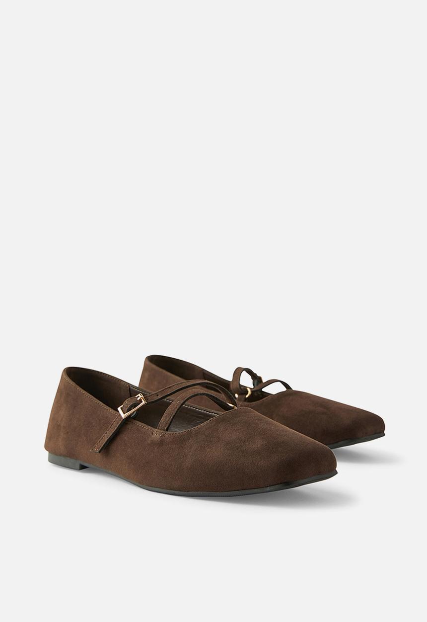 Cotton On - Frankie strappy ballet - brown
