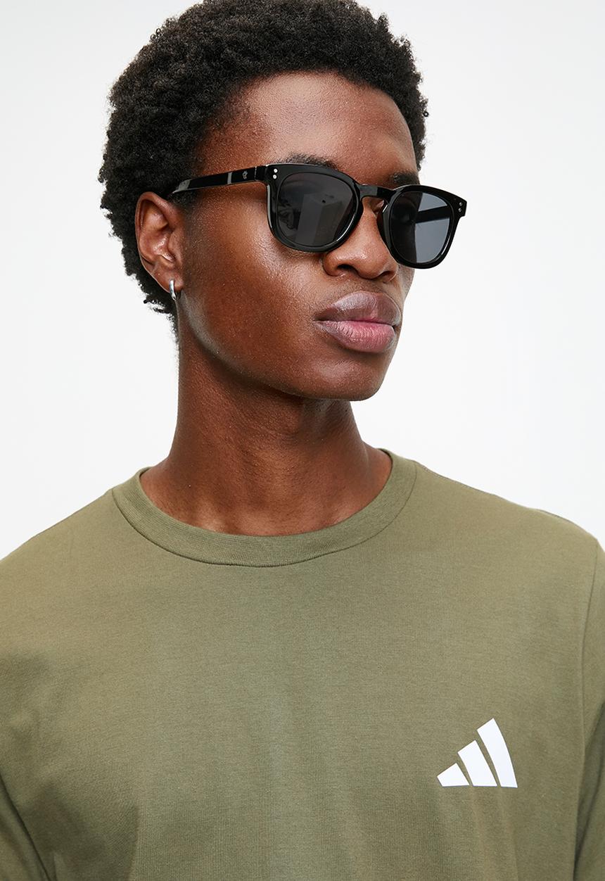 adidas Performance - Hoop Lens Tee - Olive strata
