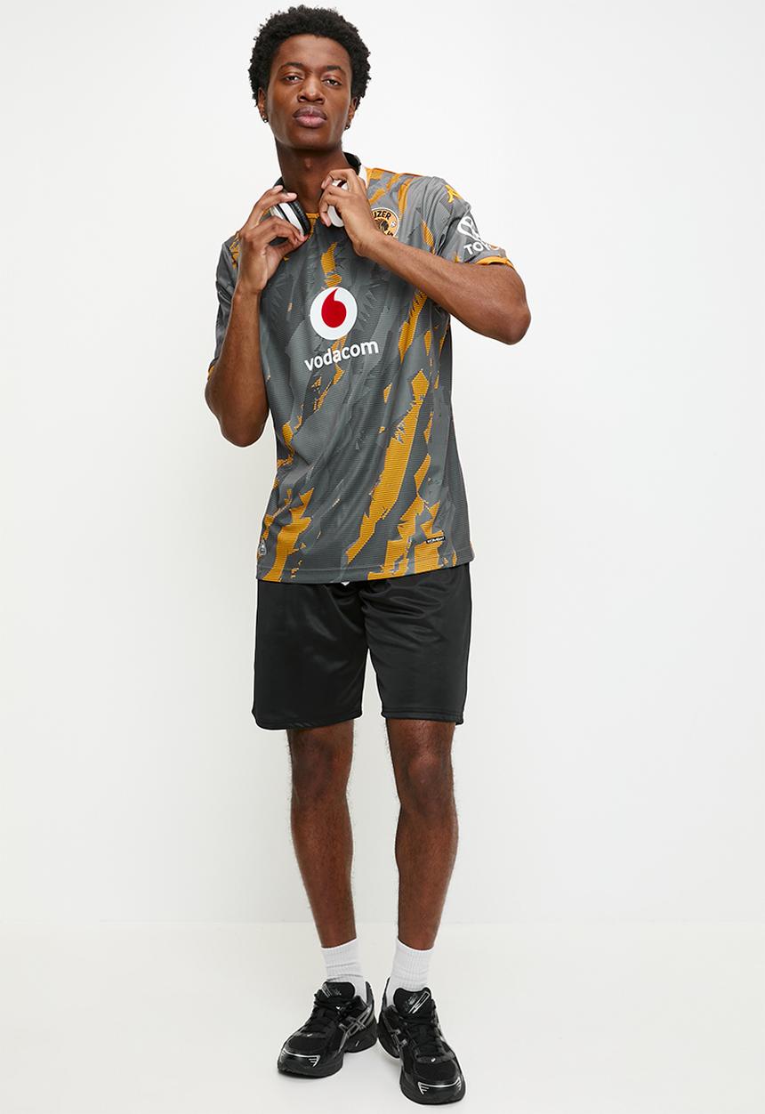 KAPPA - Kaizer Chiefs Kombat 2026 Am- Away Jsy - Grey & Yellow