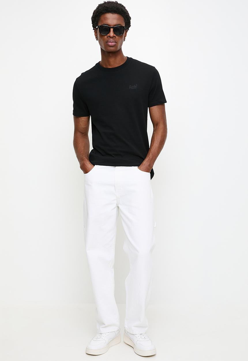 Superdry. - Essential logo emb tee - black 