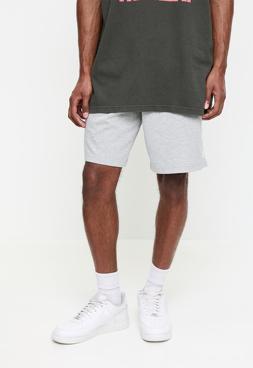 Nike - Club Knit Short - Dk Grey Heather/White