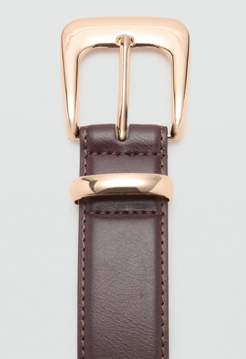 MANGO - Apen belt - dark brown