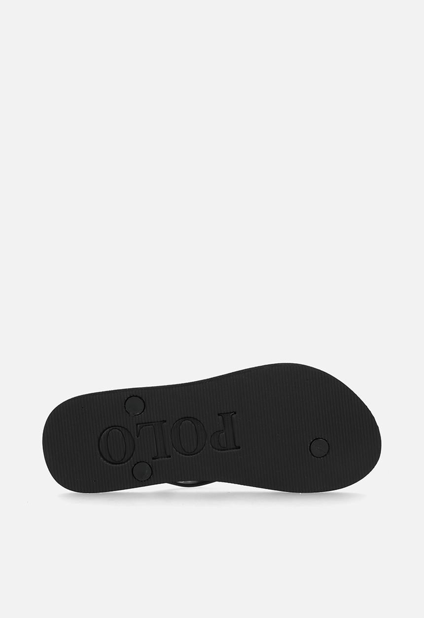 POLO - Classic flip flop - black